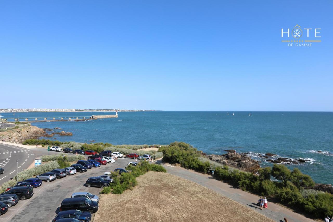 Appartement De Caractere, Superbe Vue Mer 280° La Chaume Dış mekan fotoğraf